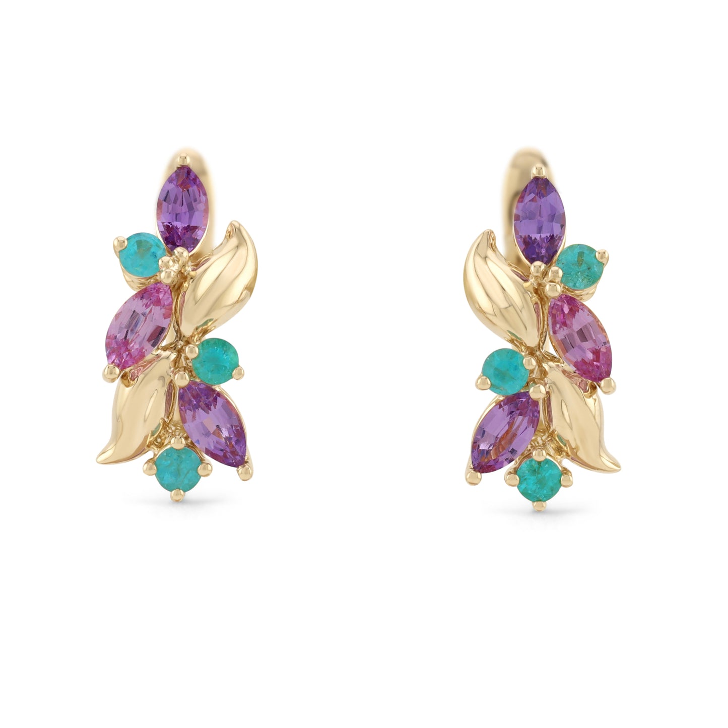 Eden Huggies – Pink Sapphires - Made to Order