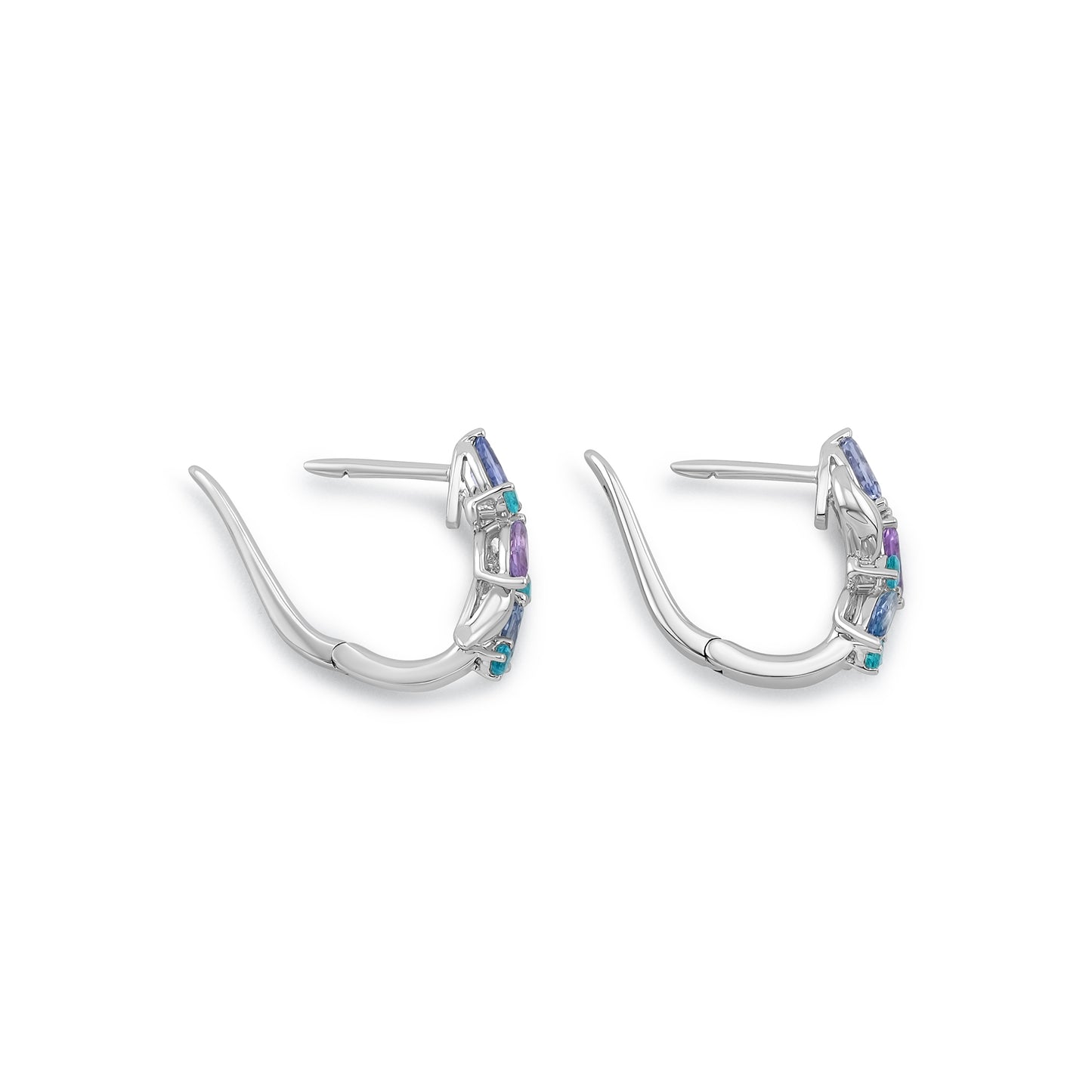 Paraiba and Sapphire Eden Huggies - Made to Order