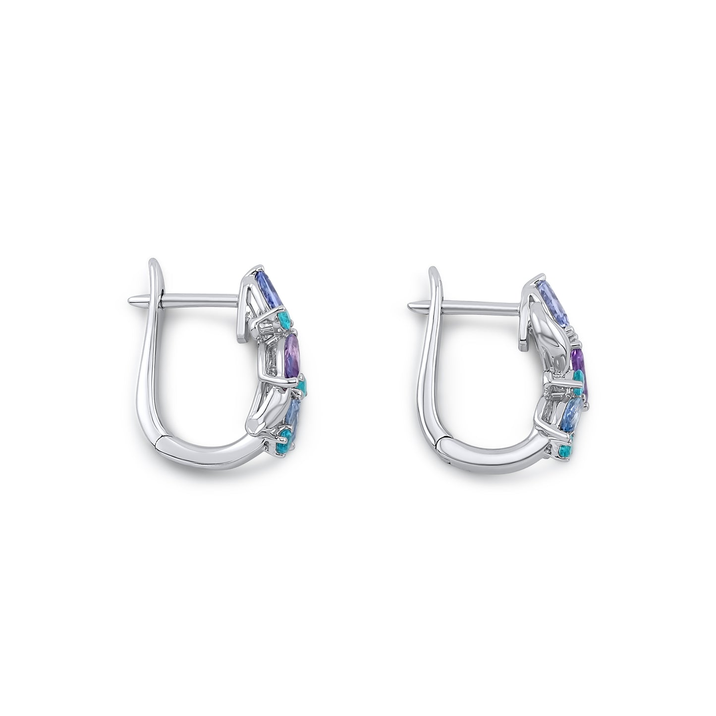Paraiba and Sapphire Eden Huggies - Made to Order