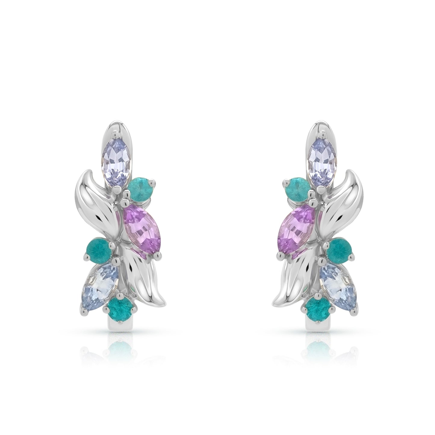 Paraiba and Sapphire Eden Huggies - Made to Order