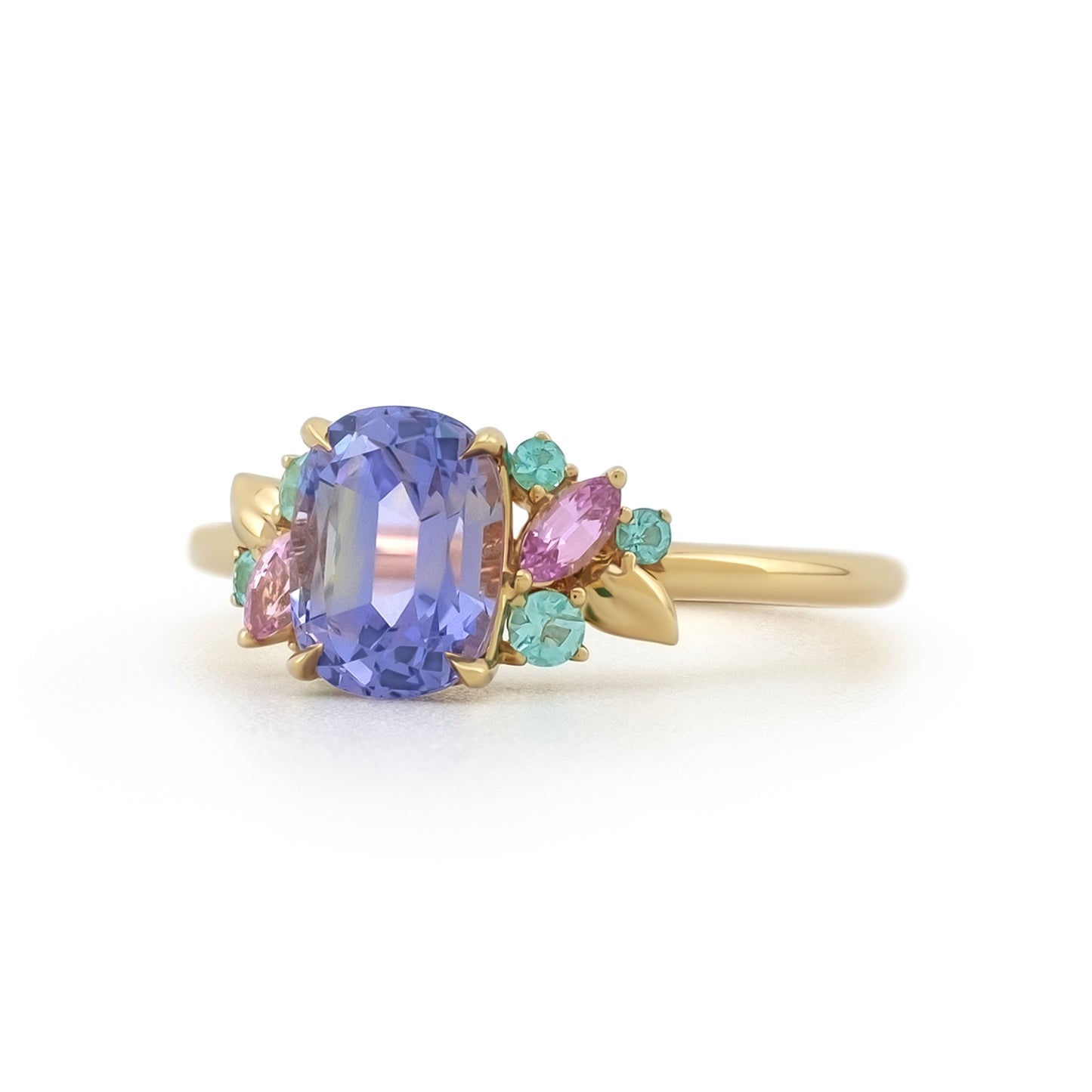Orchid Garden Eden Ring - Tanzanite