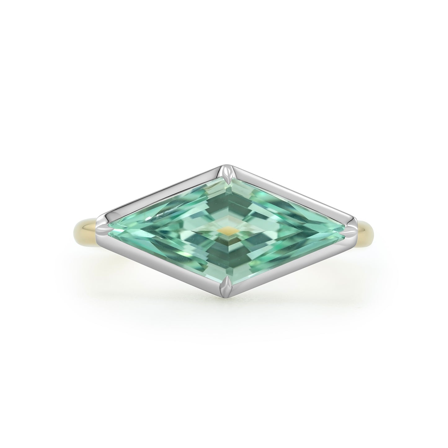 Collet Ring - Neon Beryl