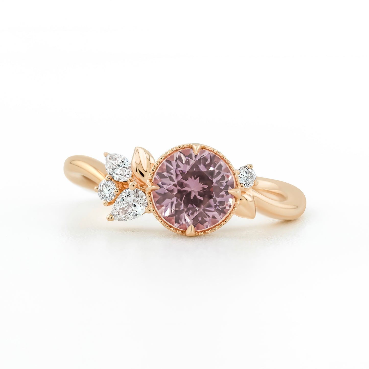Eden Ring - Peach Malaia Garnet