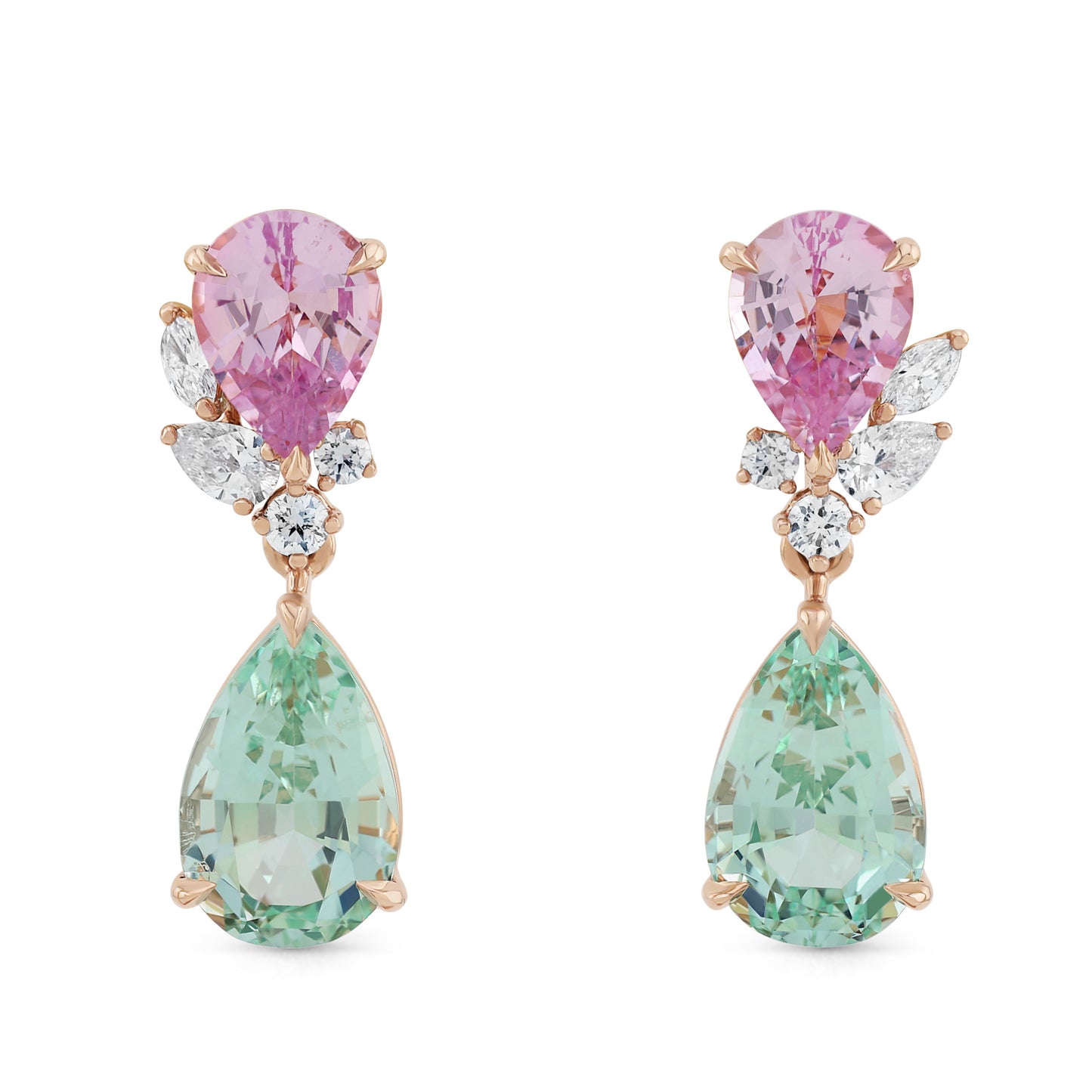 Pear Bloom Earrings - Made to Order - Limited Edition