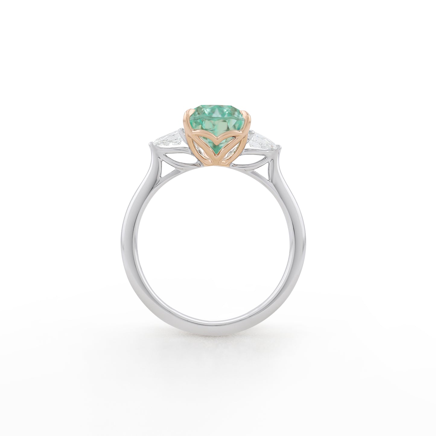Dewdrop Ring - Neon Beryl - Made to Order