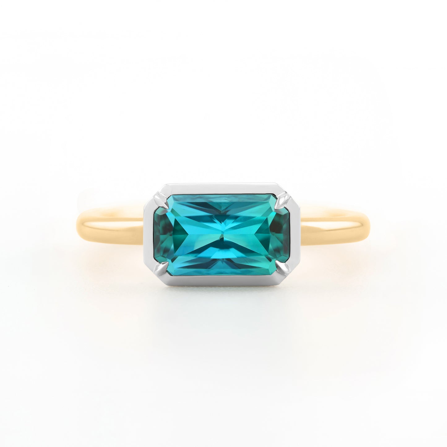 Collet Ring - Neon Blue Tourmaline