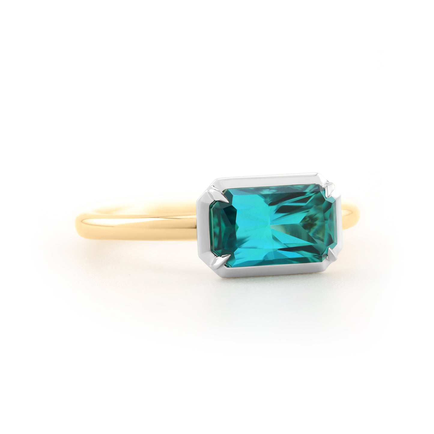 Collet Ring - Neon Blue Tourmaline