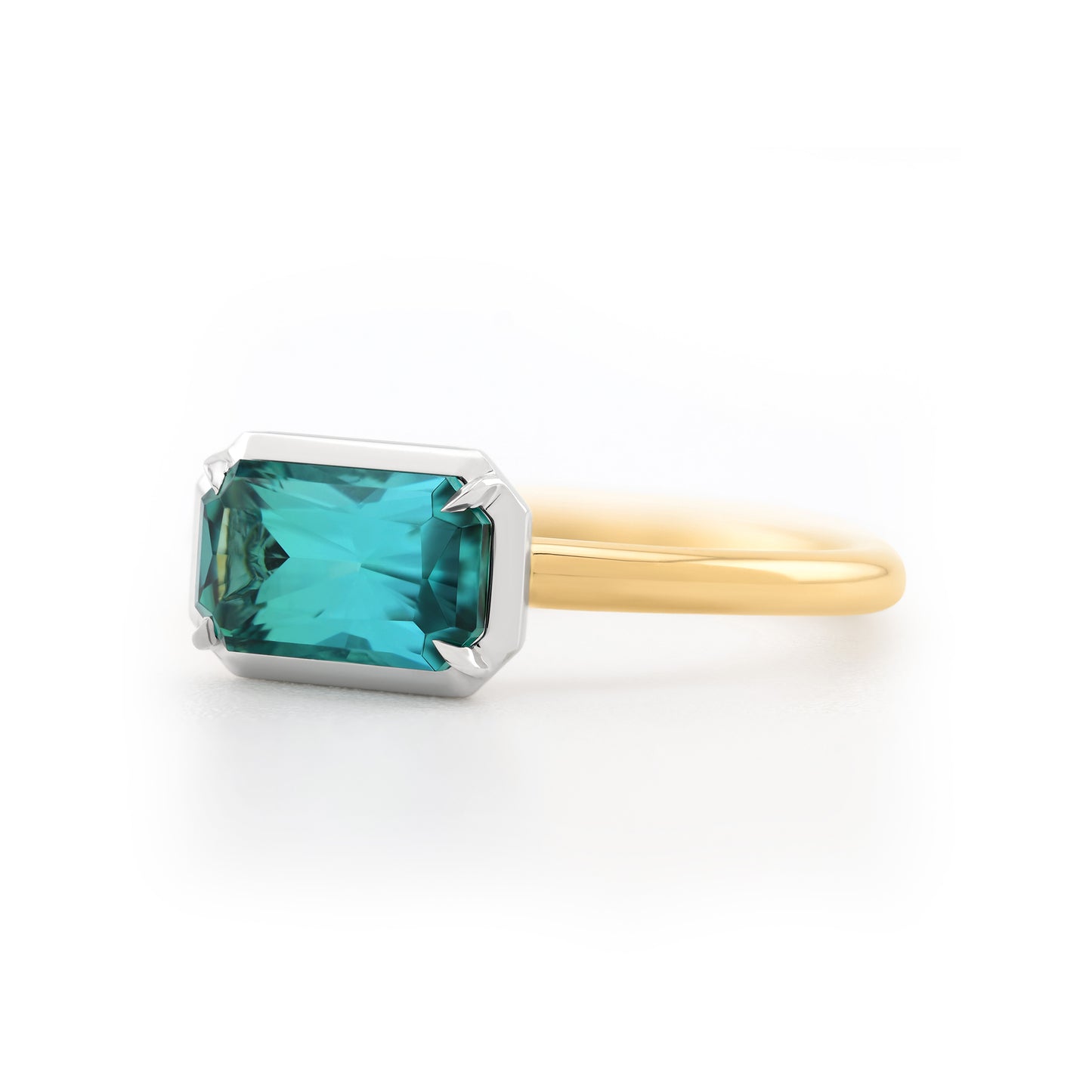 Collet Ring - Neon Blue Tourmaline