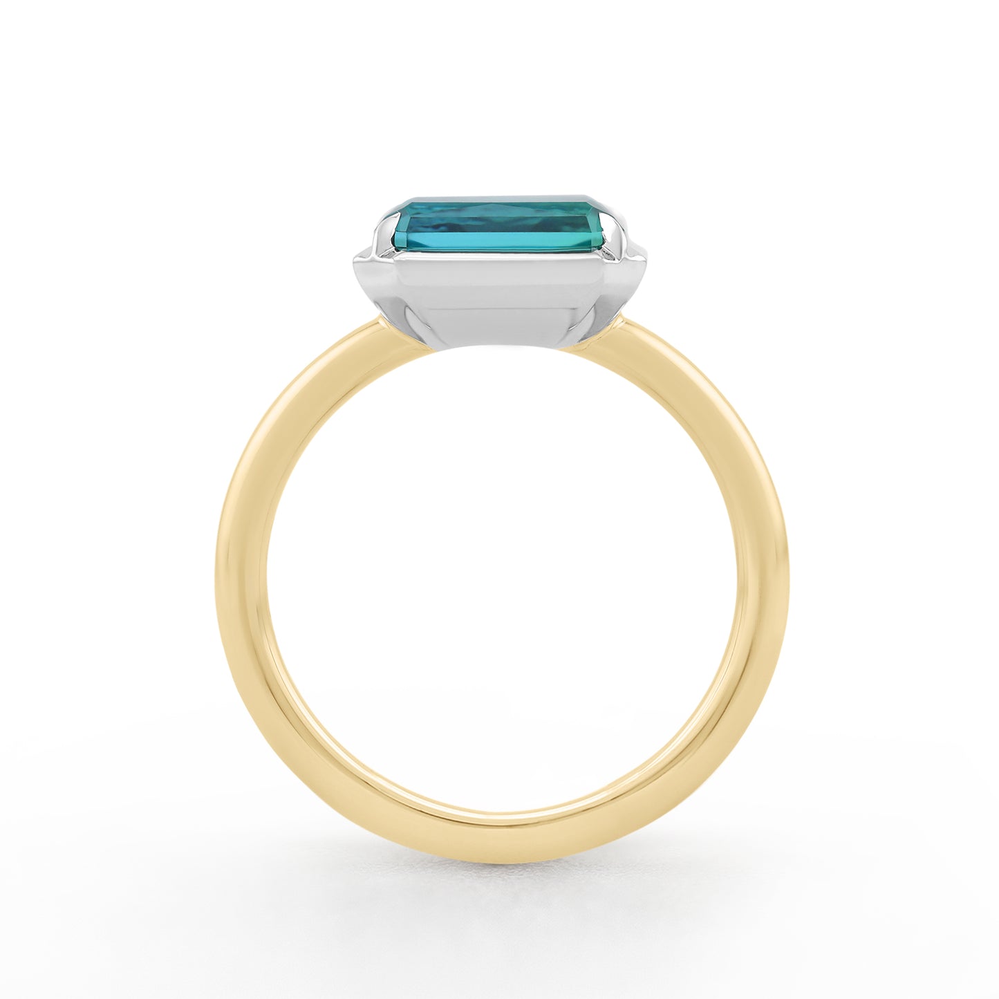 Collet Ring - Neon Blue Tourmaline