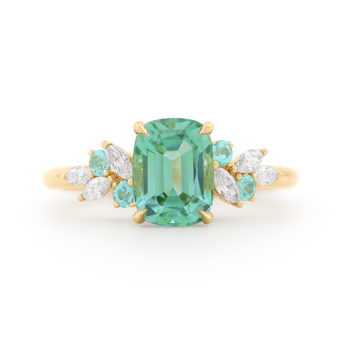 Paraiba Bloom Ring - Lagoon Tourmaline
