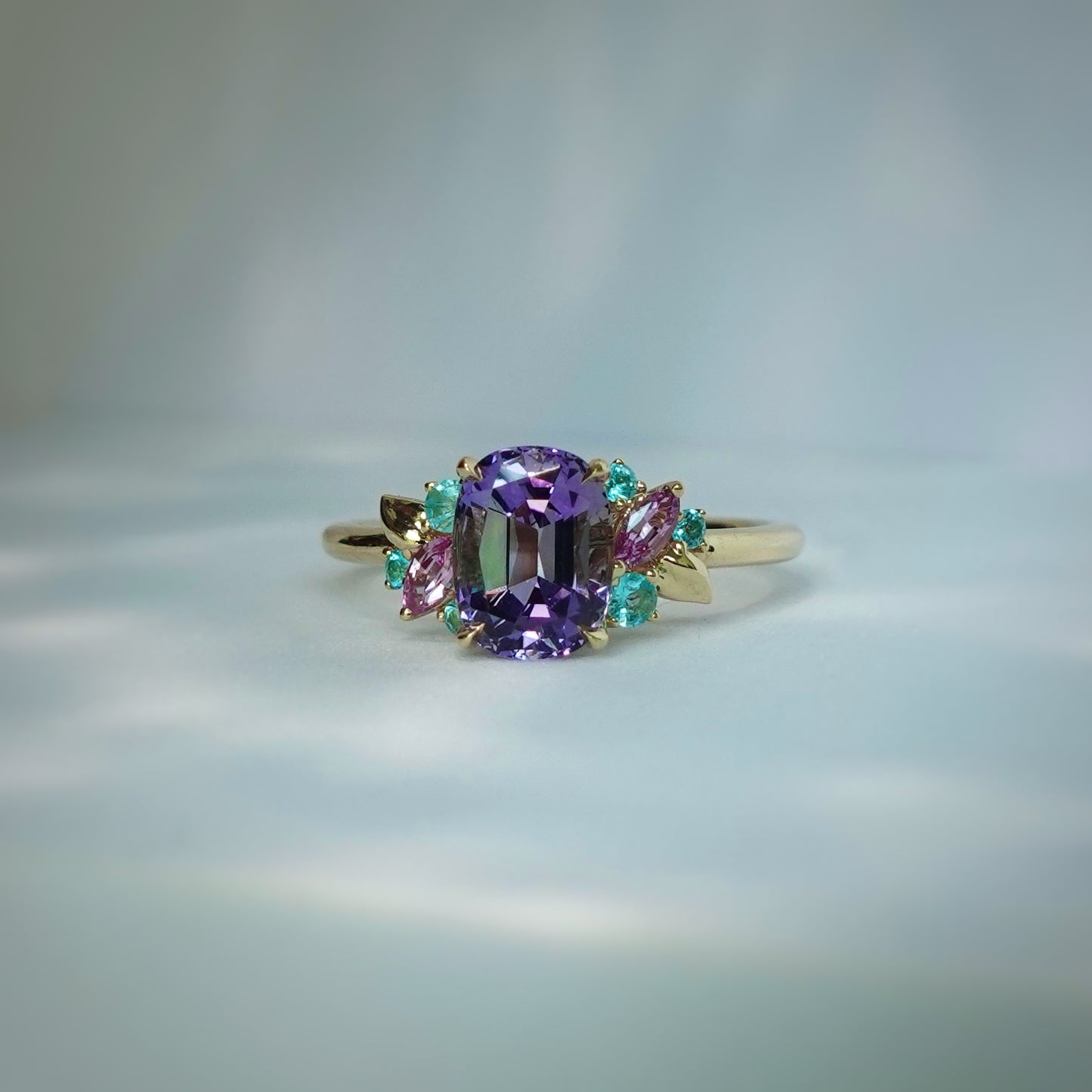 Orchid Garden Eden Ring - Tanzanite