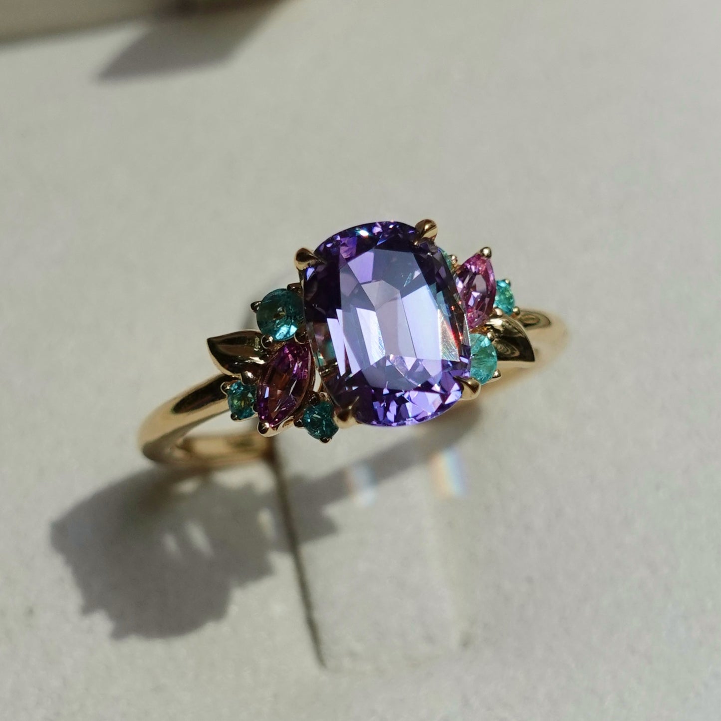 Orchid Garden Eden Ring - Tanzanite