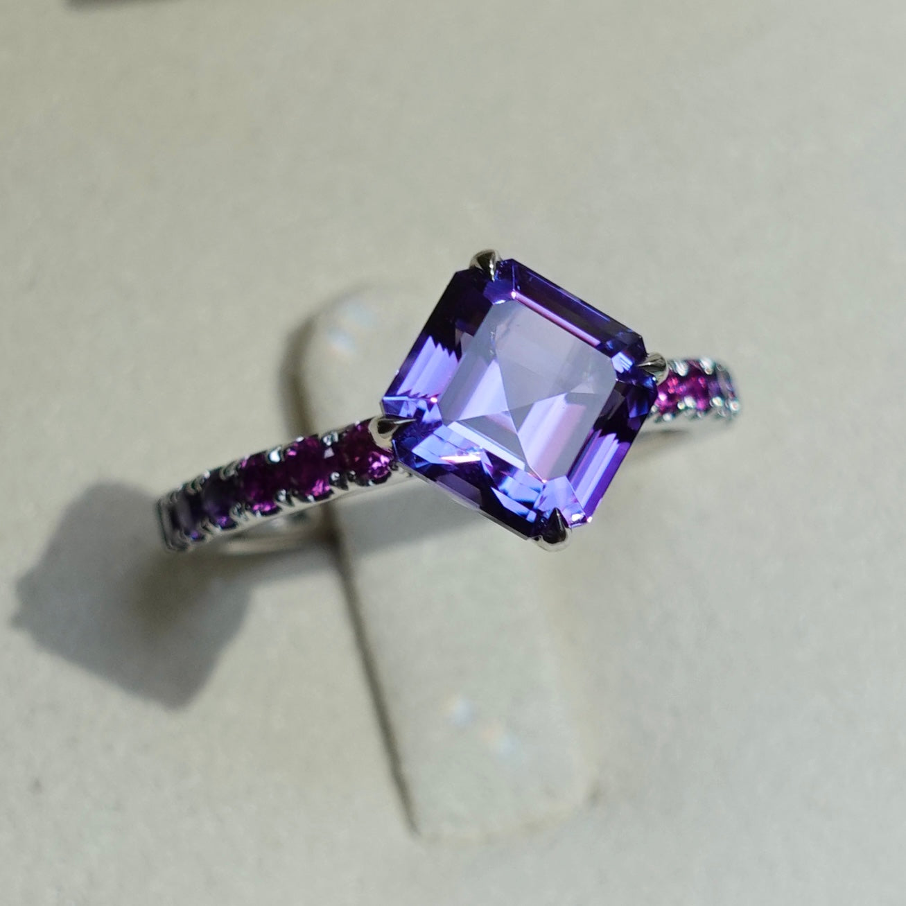 Ariel Ring - 2.5 ct Violet Blue Tanzanite