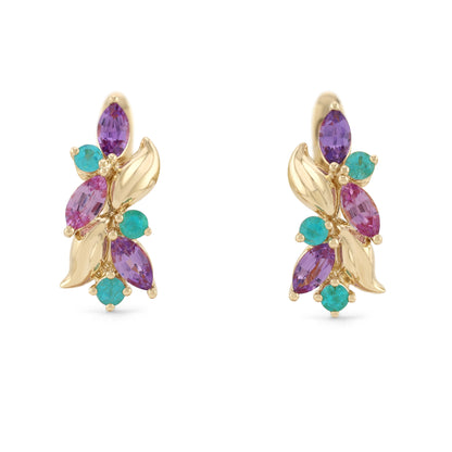 Eden Huggies – Pink Sapphires - Made to Order