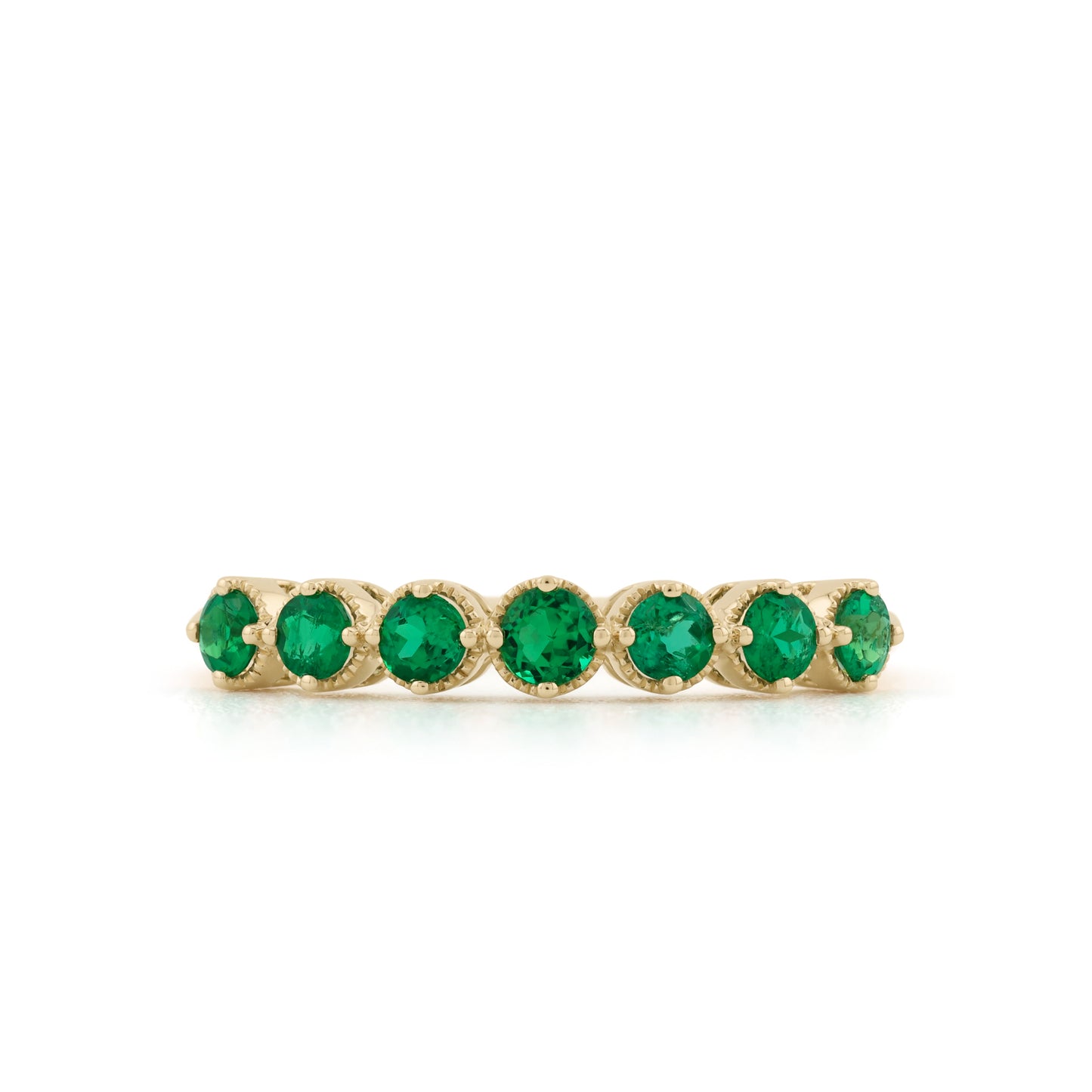 Garland Ring - Emeralds