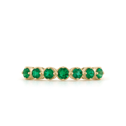 Garland Ring - Emeralds