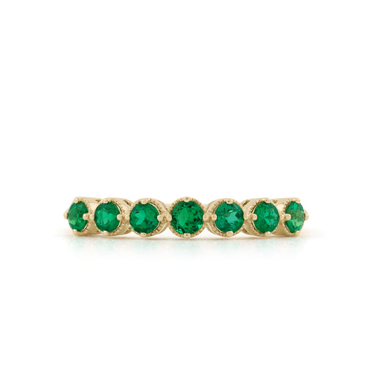 Garland Ring - Emeralds