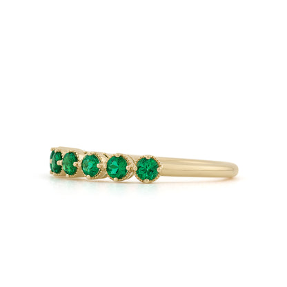 Garland Ring - Emeralds