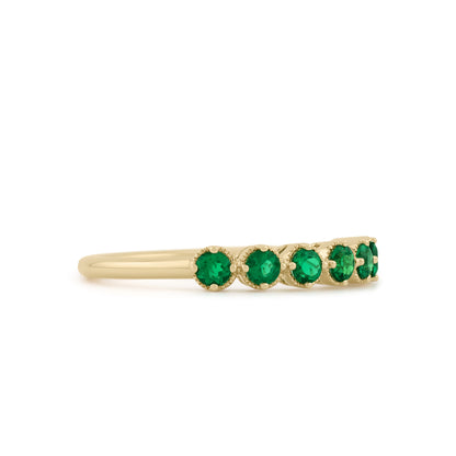 Garland Ring - Emeralds