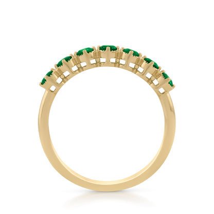 Garland Ring - Emeralds
