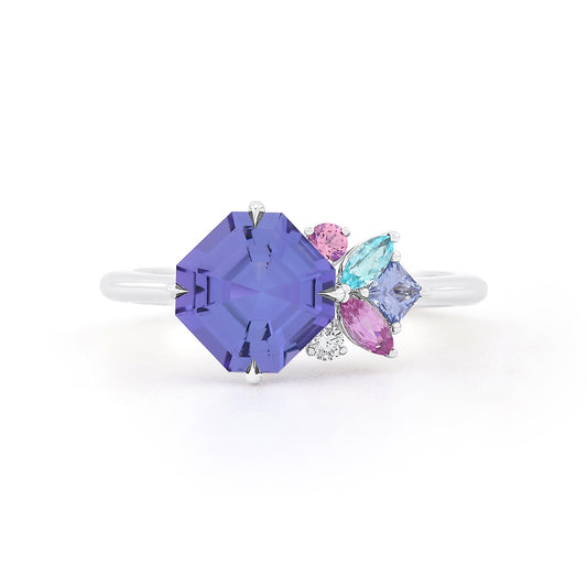 Candy Cluster Ring - Tanzanite