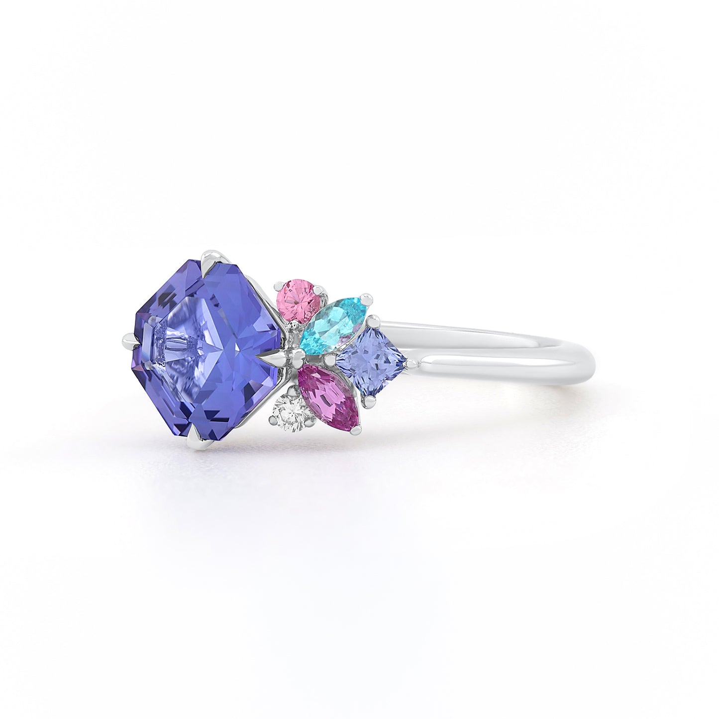 Candy Cluster Ring - Tanzanite