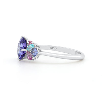 Candy Cluster Ring - Tanzanite