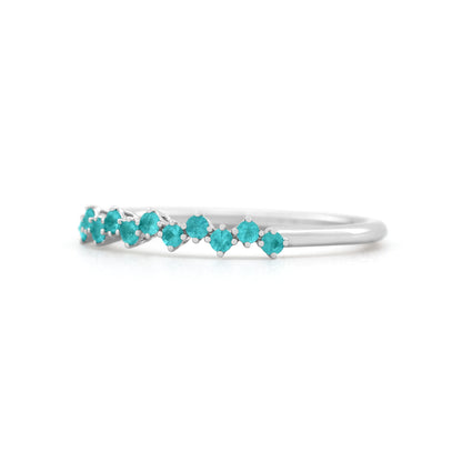 Paraiba Zig Zag Band - Made to Order