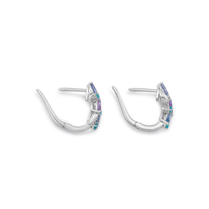 Paraiba and Sapphire Eden Huggies - Made to Order