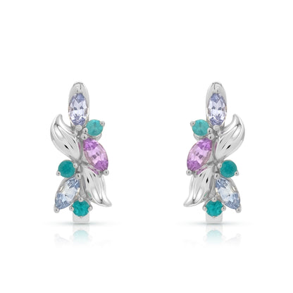 Paraiba and Sapphire Eden Huggies - Made to Order