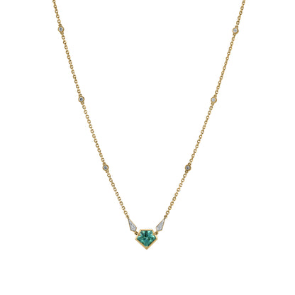Xena Necklace - Lagoon Tourmaline