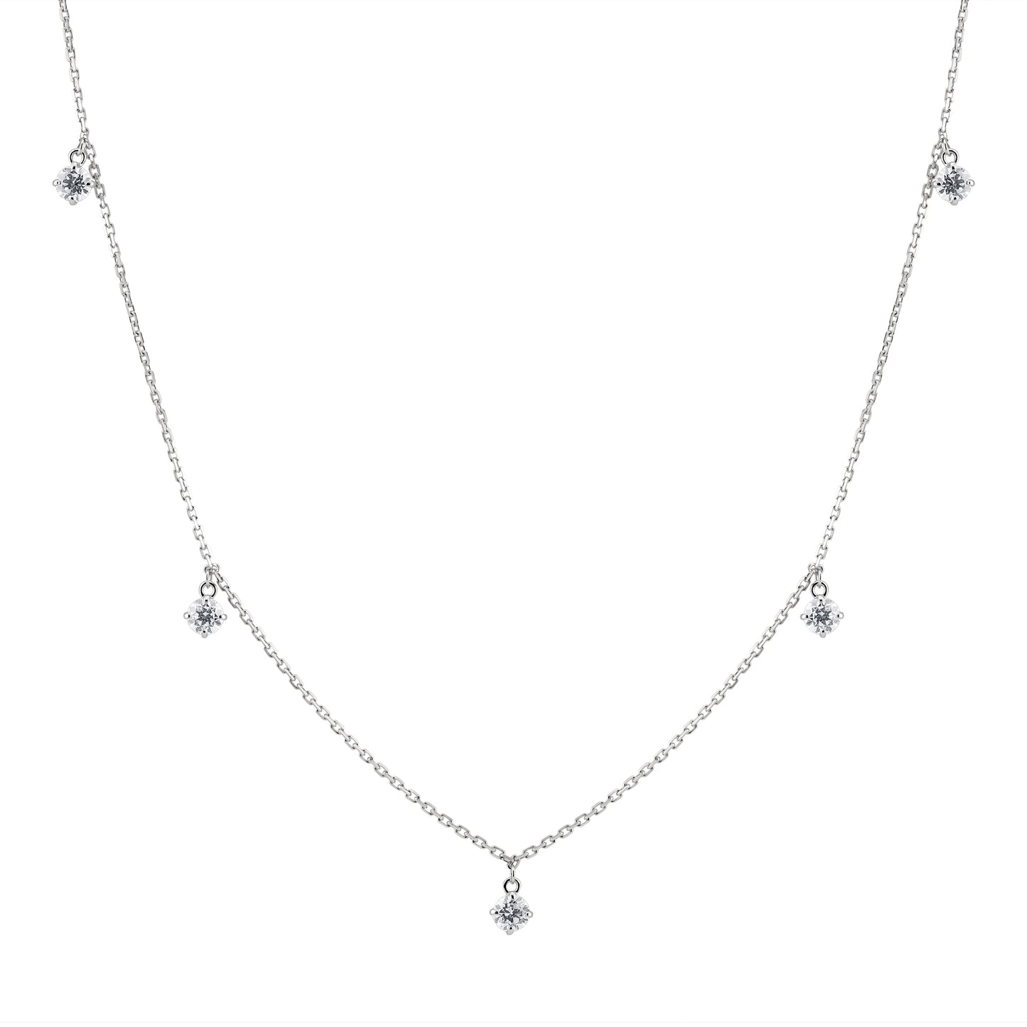 Dapple Necklace - Diamonds - Made to order