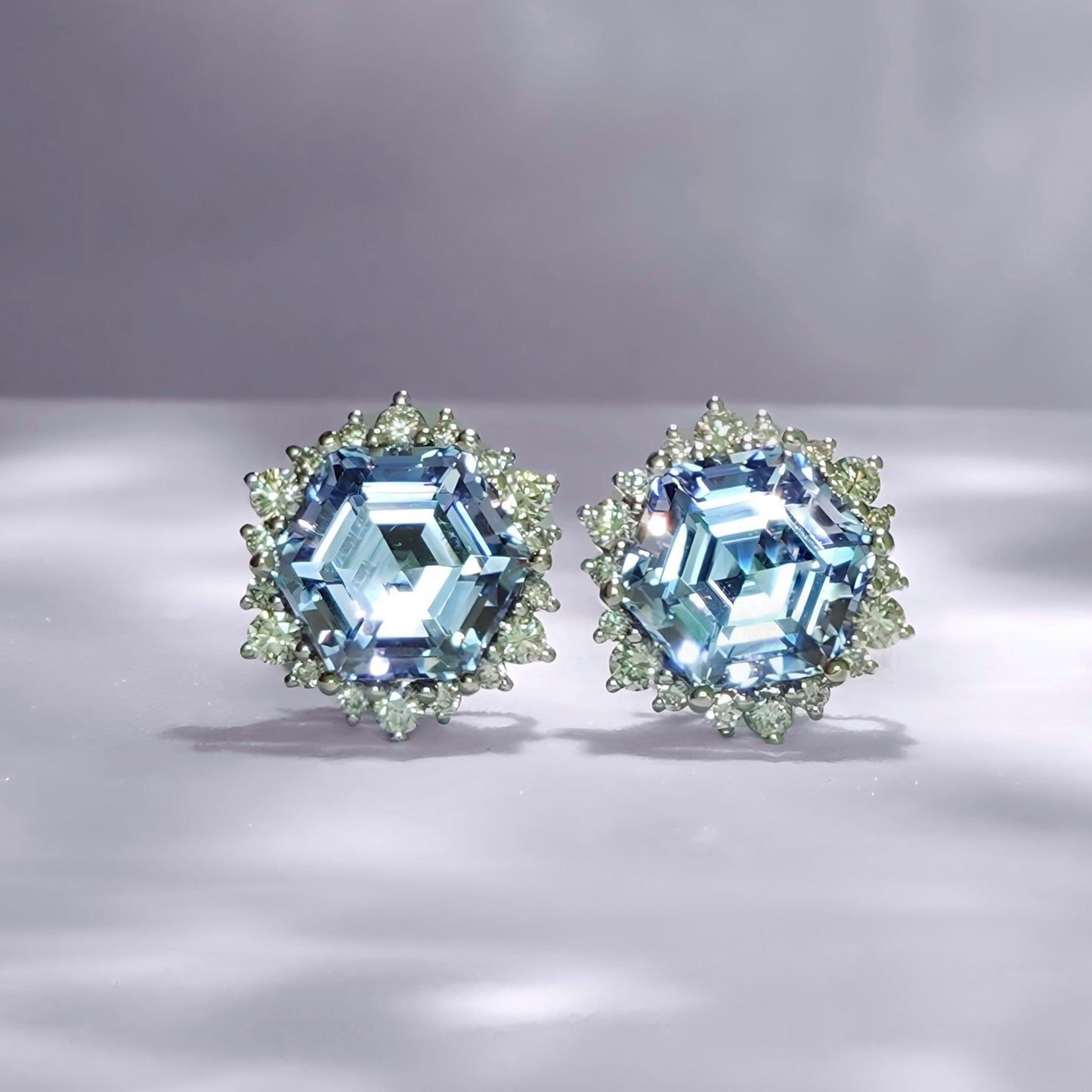 Elsa Studs - Tanzanites