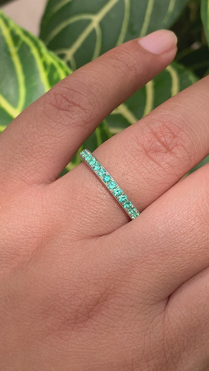 Glacier Band – Paraiba – Made to Order