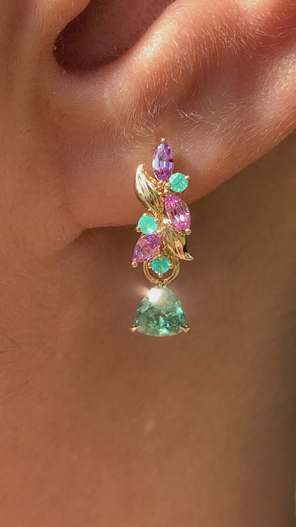 Eden Huggies – Green Tourmalines – Made to Order
