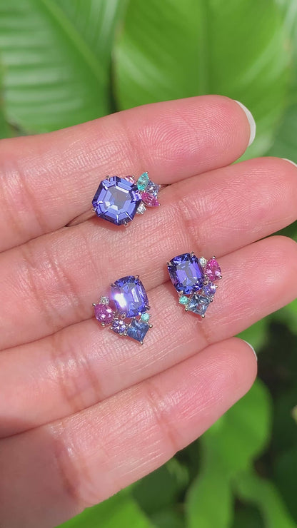 Candy Cluster Ring - Tanzanite