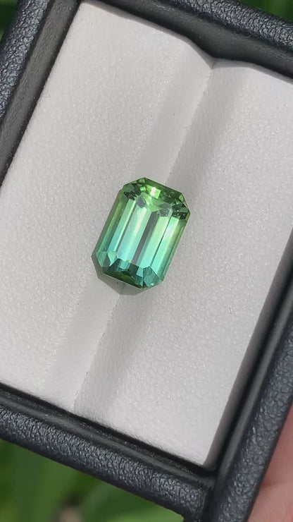 Green Blue Tourmaline 4.2 ct