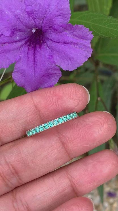 Glacier Band – Paraiba – Made to Order