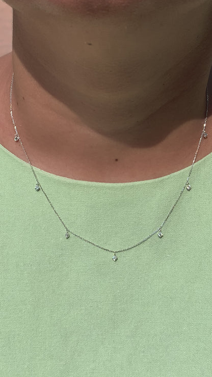 Dapple Necklace - Diamonds - Made to order
