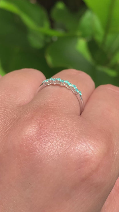 Paraiba Zig Zag Band - Made to Order