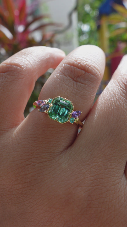 Eden Ring - Lagoon Tourmaline