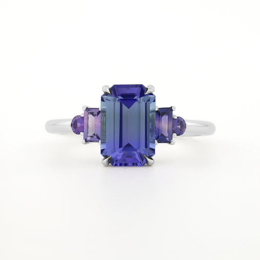 Prism Ring - Unheated Tanzanite