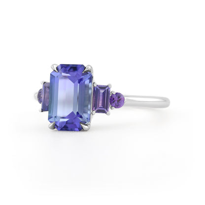 Prism Ring - Unheated Tanzanite