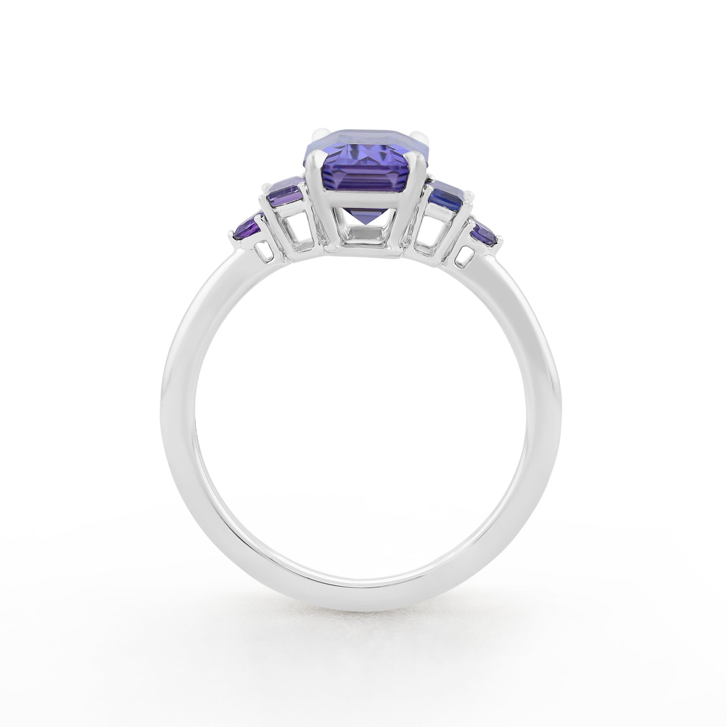 Prism Ring - Unheated Tanzanite