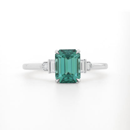 Prism Ring - Teal Tourmaline