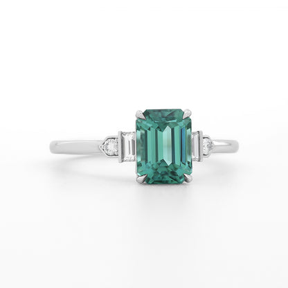 Prism Ring - Teal Tourmaline