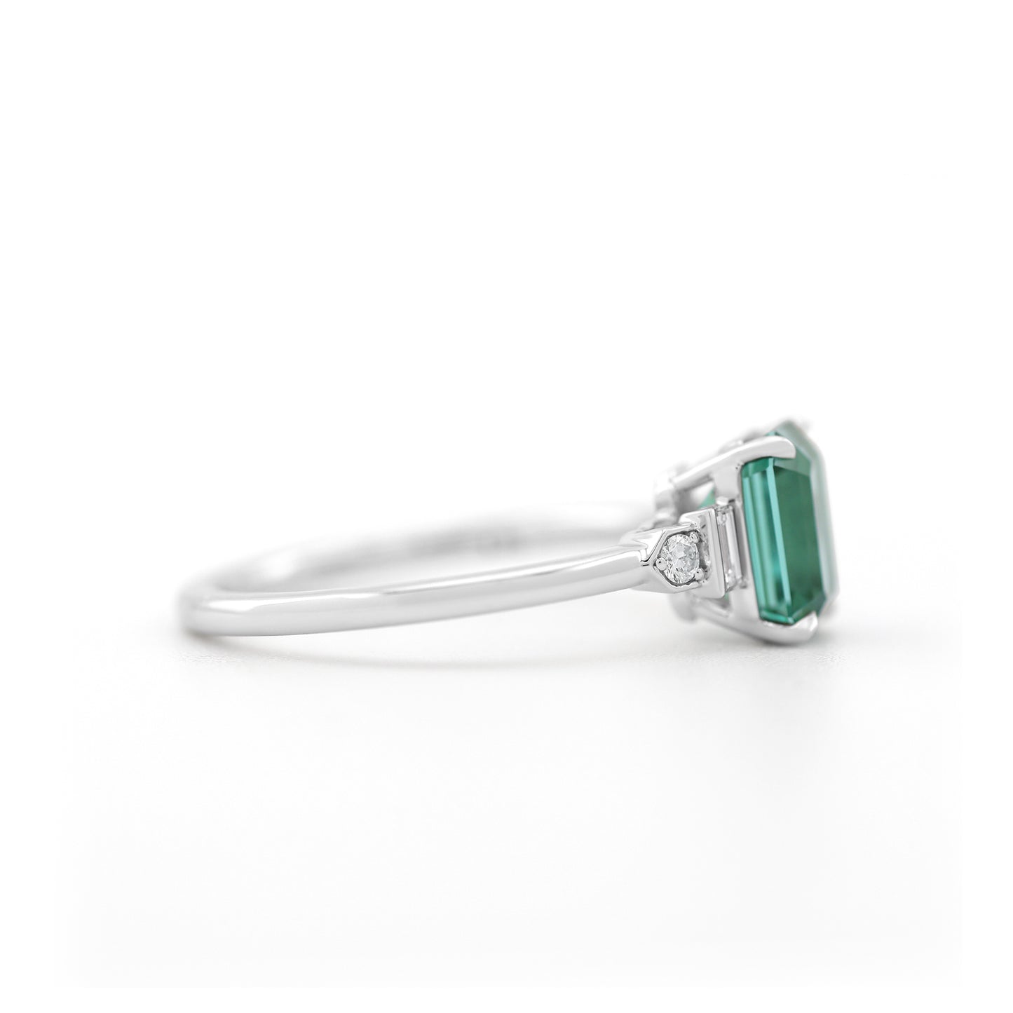 Prism Ring - Teal Tourmaline