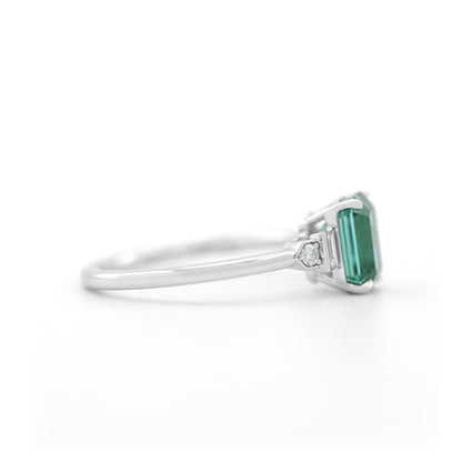 Prism Ring - Teal Tourmaline