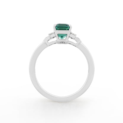 Prism Ring - Teal Tourmaline