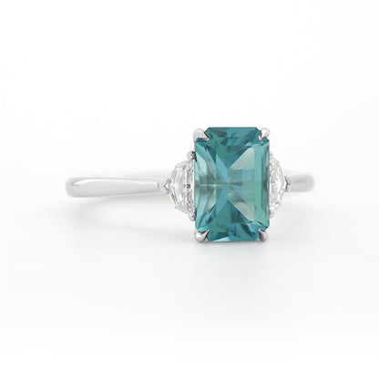 Trinity Ring - Blue Tourmaline